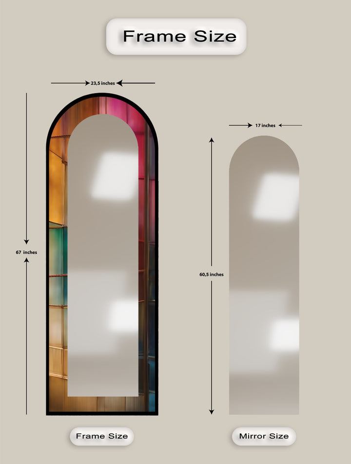 Sunset Spectrum – Ganzkörper-Standspiegel 
