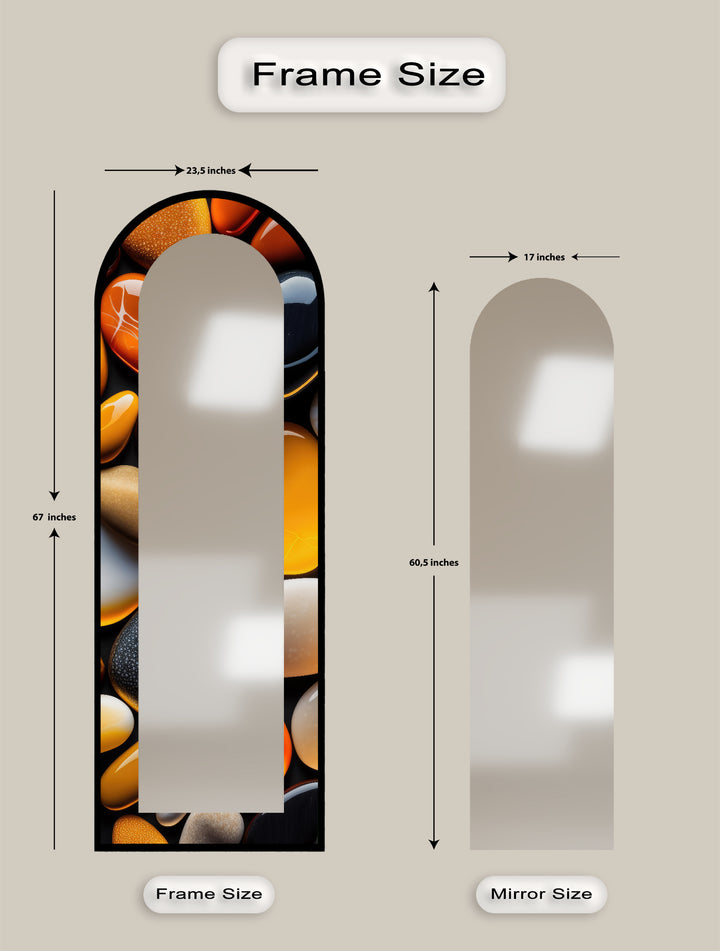 Zen & Spa Stones – Floor Mirror