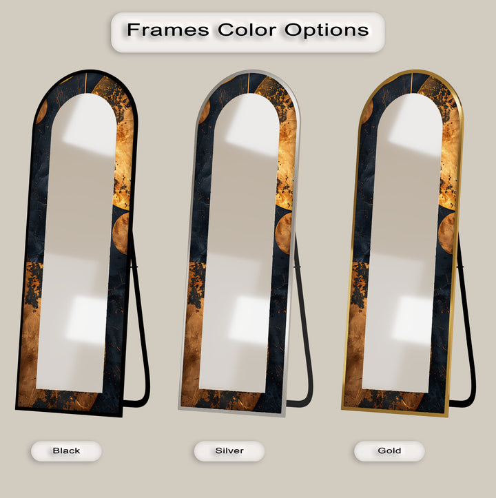 Black and Gold Marble - Full Lenght Floor Mirror