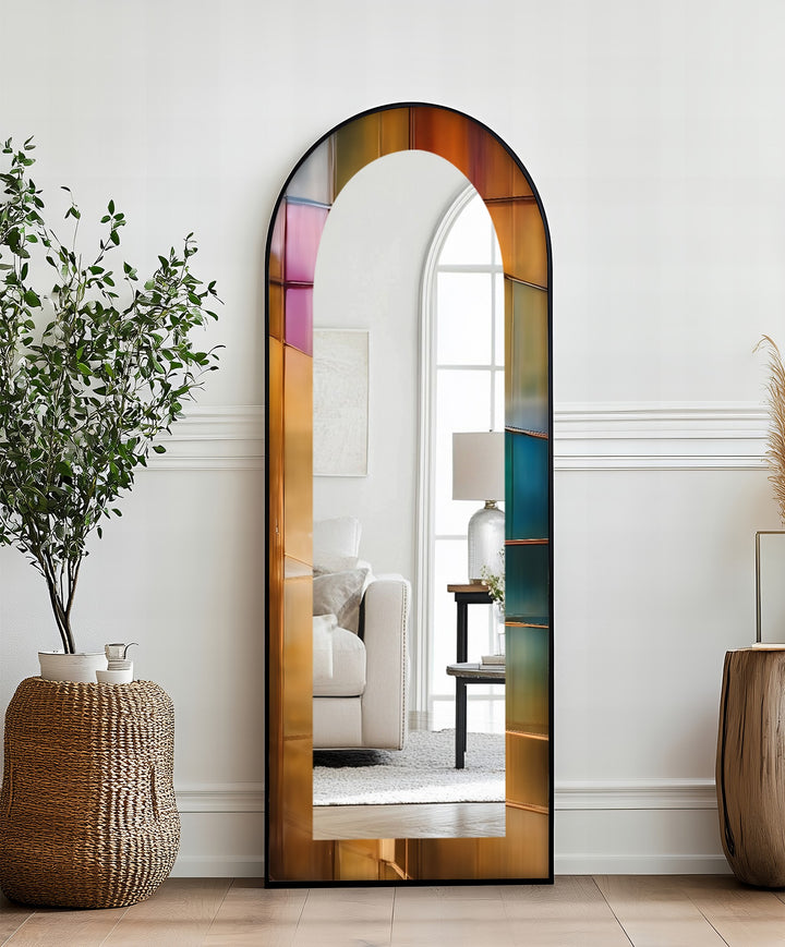 Multicolor Reflective - Full Lenght Floor Mirror