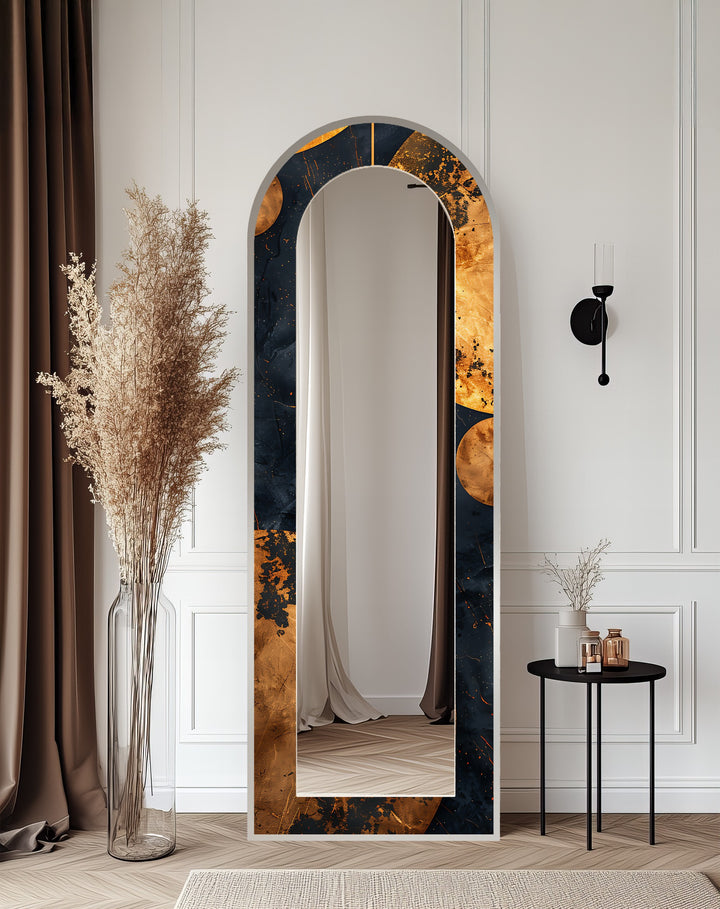 Black and Gold Marble - Full Lenght Floor Mirror