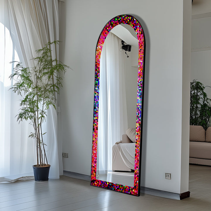 Kaleidoscope Bloom – Mosaik-Bodenspiegel 