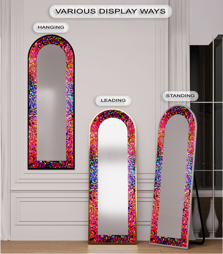 Kaleidoscope Bloom – Mosaik-Bodenspiegel 
