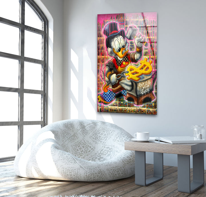 Forget Your Luck Glass Wall Art glass pictures for Wall, glass prints wall art
