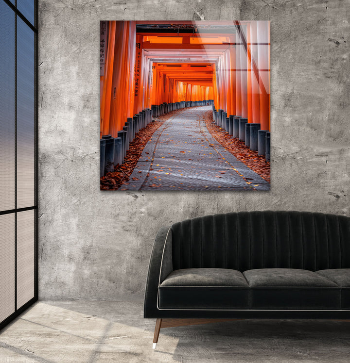 Fushimi Inari Taisha Glass Wall Art glass image printing, glass prints from photos
