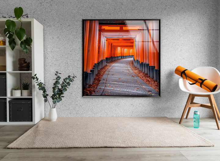 Fushimi Inari Taisha Glass Wall Art glass pictures for Wall, glass prints wall art
