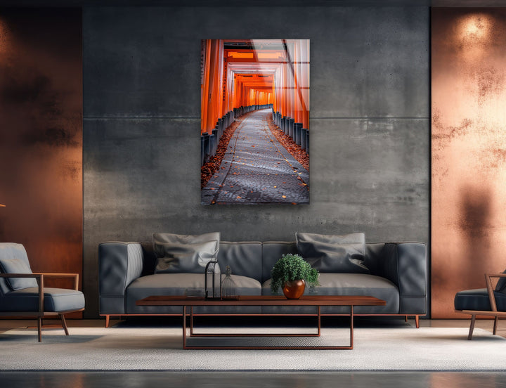 Fushimi Inari Taisha Glass Wall Art large glass photo prints, glass wall photos
