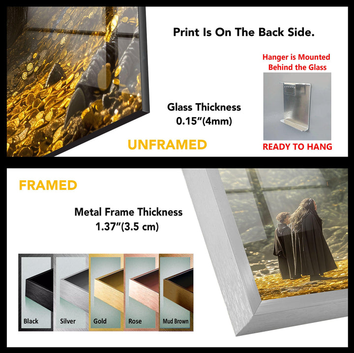 Hobbit Smaug Dragon Glass Wall Art
