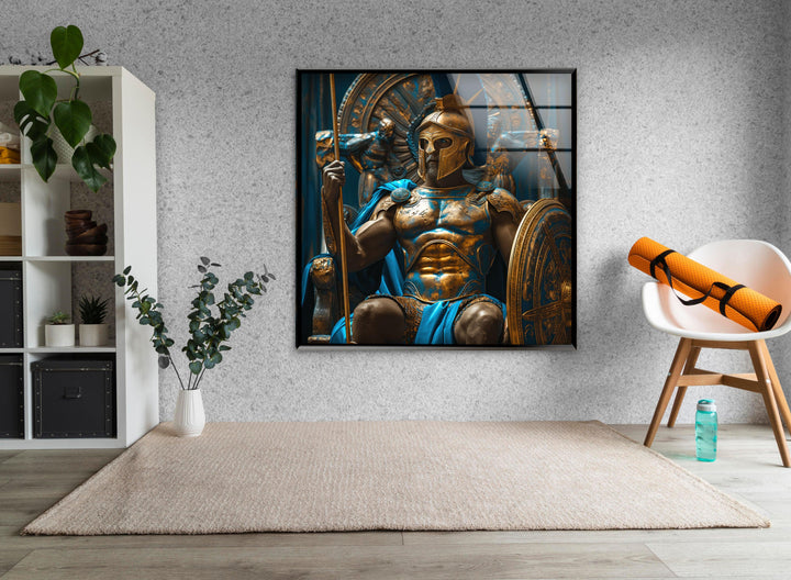 Gladiator-Wandkunst aus Glas