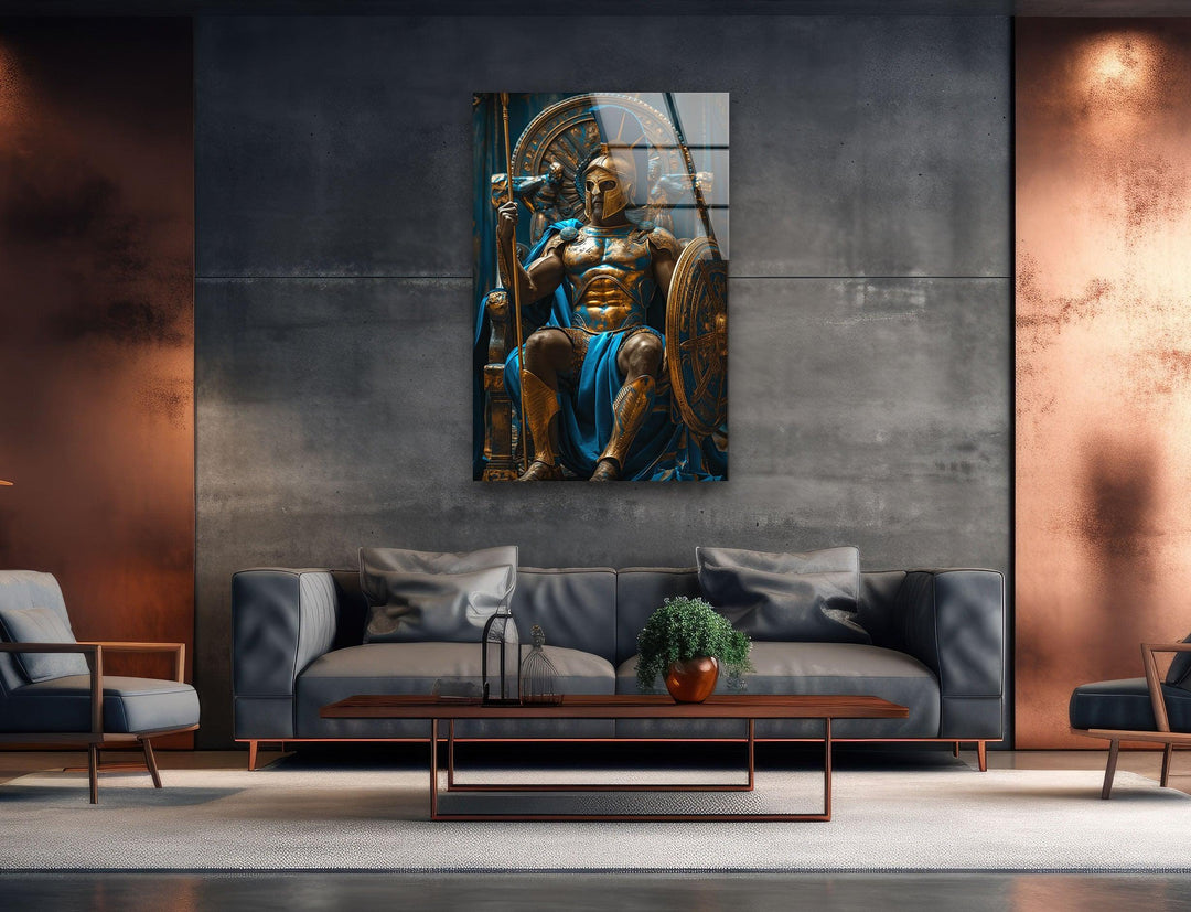Gladiator-Wandkunst aus Glas