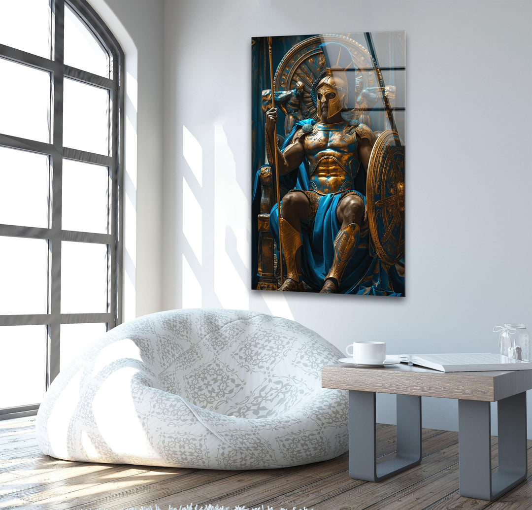 Gladiator-Wandkunst aus Glas