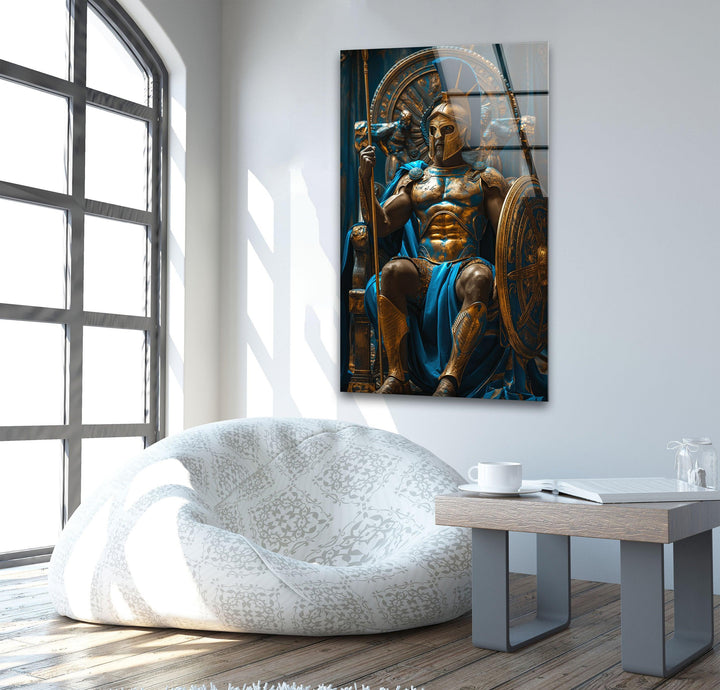 Gladiator-Wandkunst aus Glas