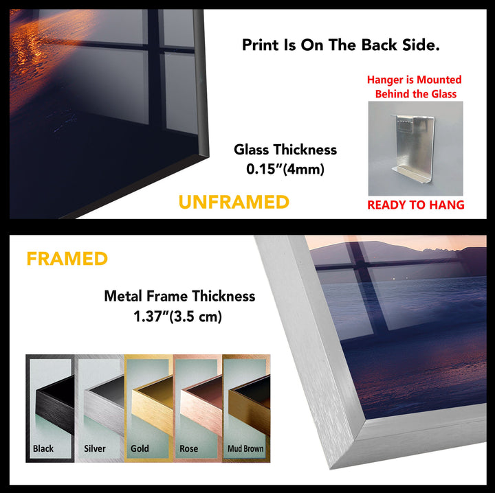 Golden Gate Bridge in San Francisco Glass Wall Art
