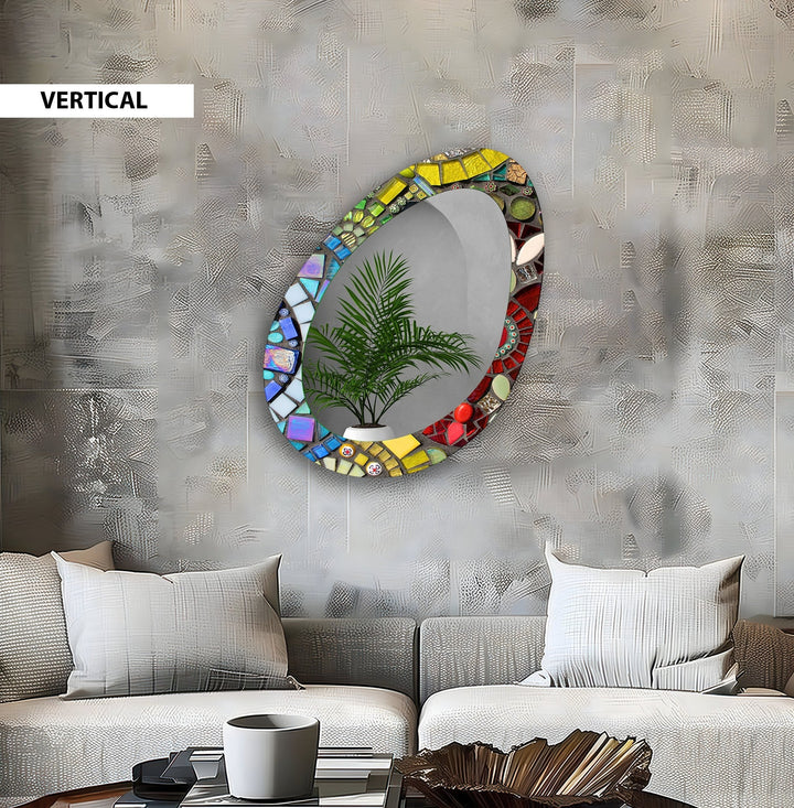 Decorative wall mirror perfect for adding a touch of modern elegance to your home
