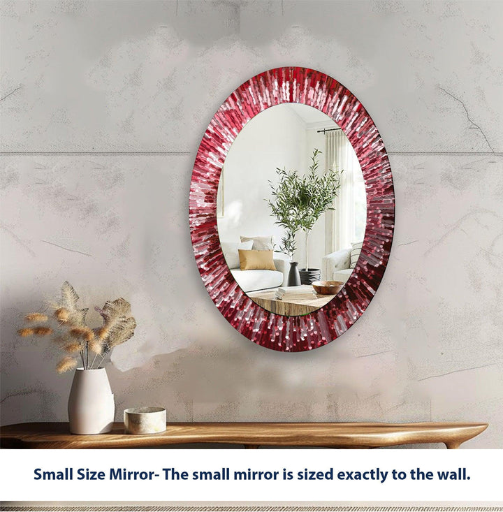Decorative wall mirror with an ornate frame to add a touch of luxury to your decor
