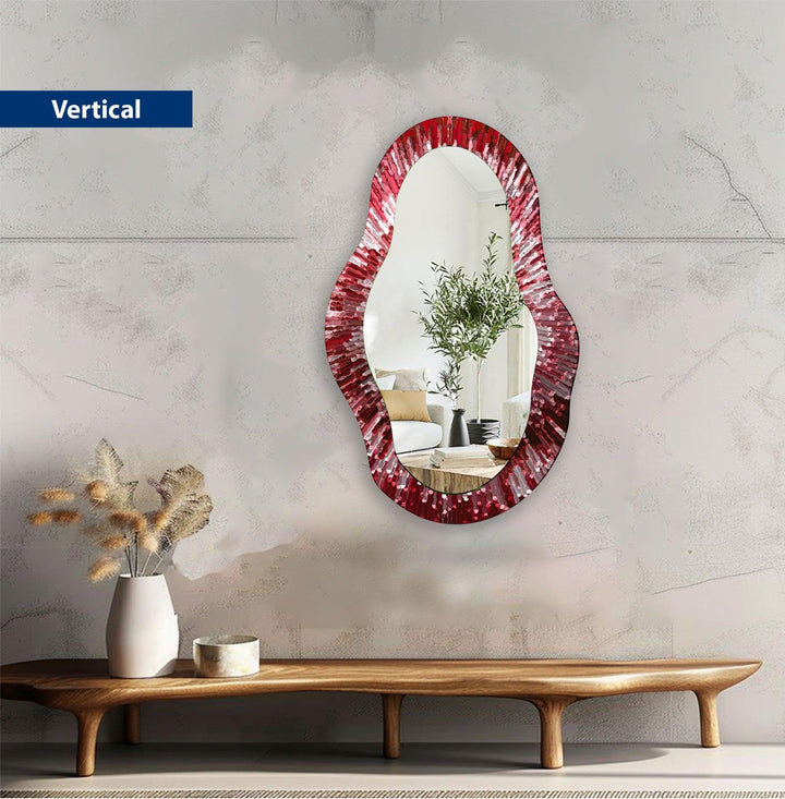 Wall mirrors with sleek frames and reflective surfaces for a modern and minimalistic look
