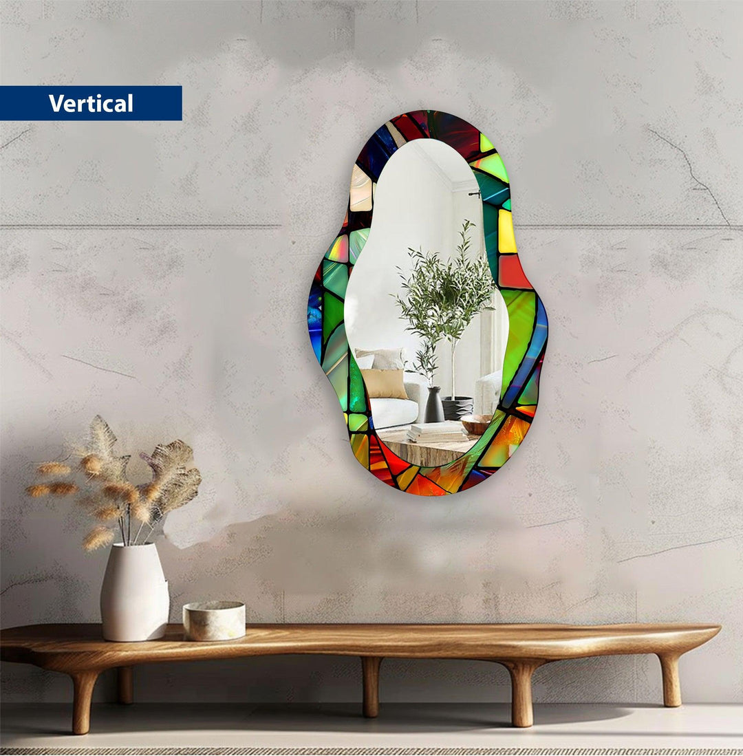 Decorative wall mirror featuring elegant details to enhance your home’s ambiance
