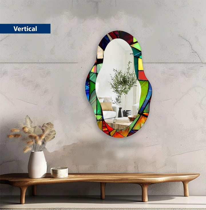 Decorative wall mirror featuring elegant details to enhance your home’s ambiance
