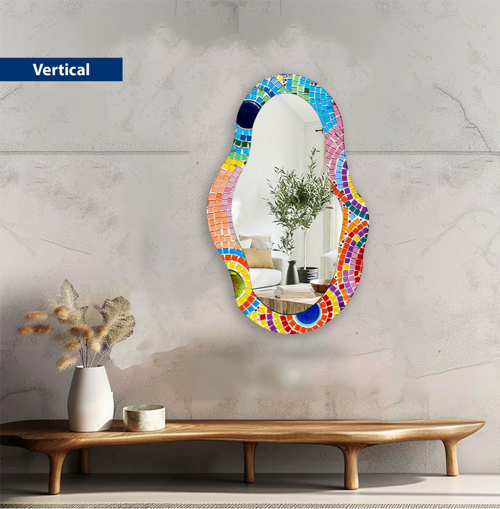 Decorative wall mirror showcasing minimalist elegance for a timeless addition to any room
