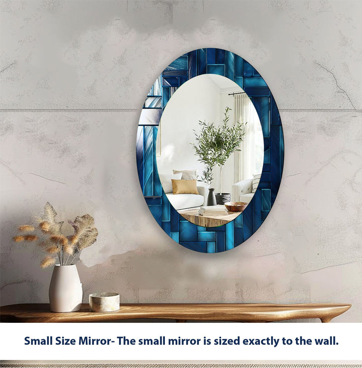 Mirror wall decor combining artistic elements with practical functionality for a unique touch
