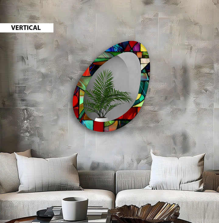 Decorative wall mirror blending timeless charm with contemporary style for versatile decor
