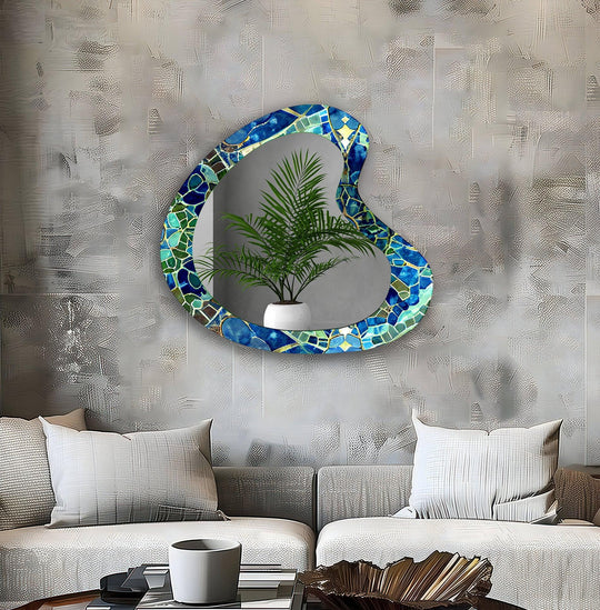 Wall mirrors featuring intricate designs to add depth and light to your living space
