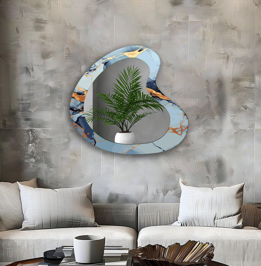 Mirror wall art showcasing intricate designs that enhance the sophistication of your walls
