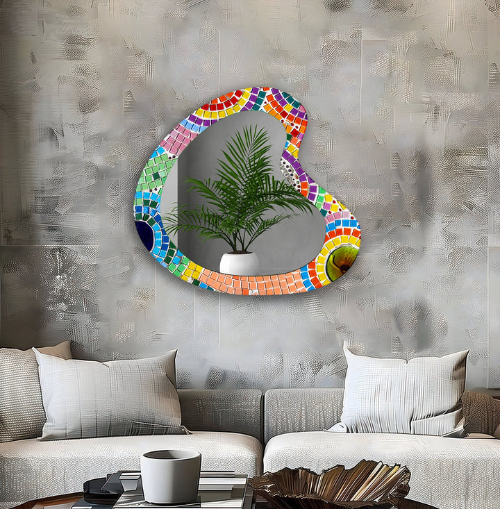 Mirrored wall art showcasing creative shapes and patterns to elevate your wall decor

