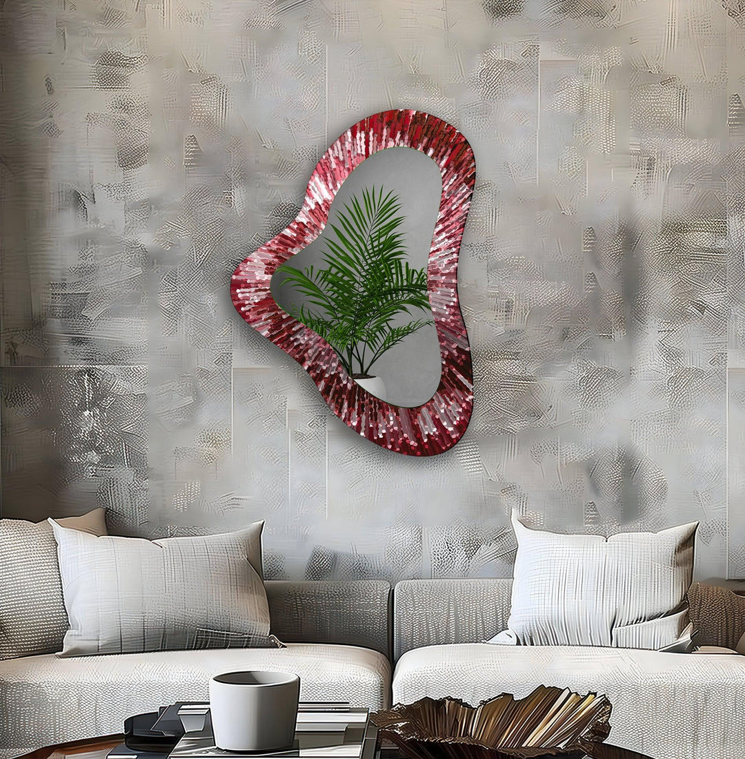 Decorative wall mirror perfect for adding a touch of modern elegance to your home
