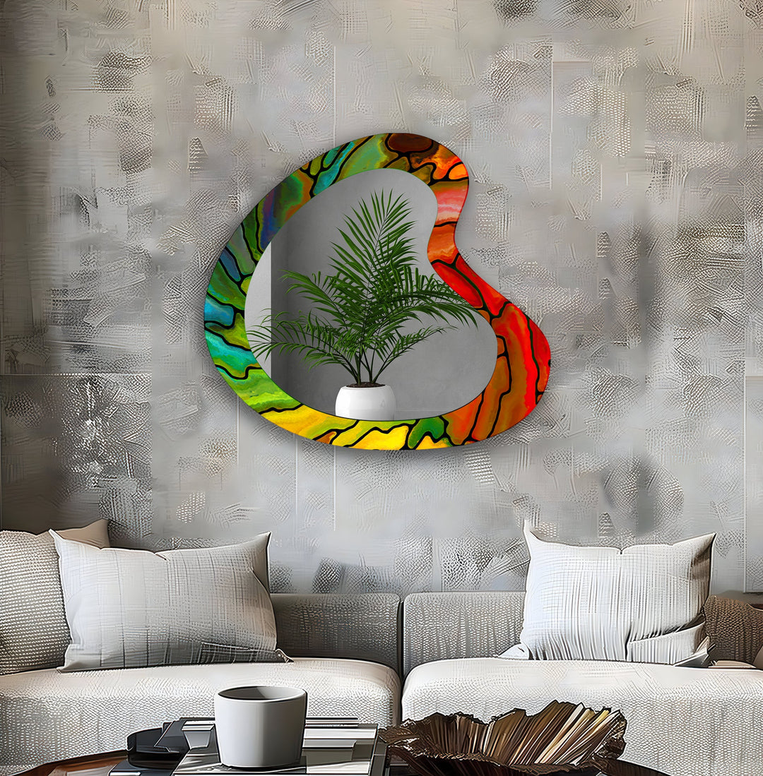 Mirror wall decor with creative frames and reflective details to elevate your home interior
