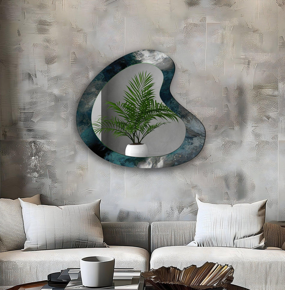 Mirror wall art featuring unique designs that blend functionality with artistic elegance
