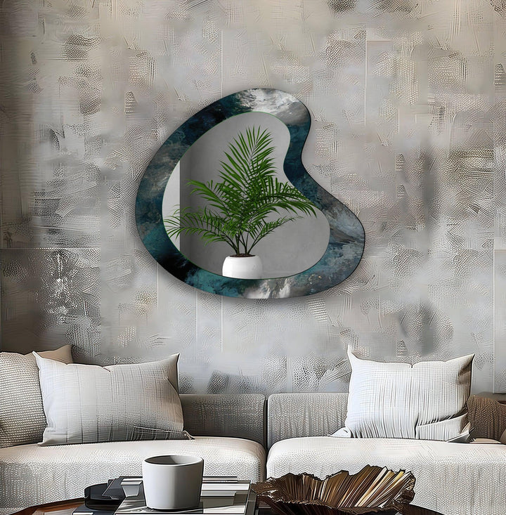 Mirror wall art featuring unique designs that blend functionality with artistic elegance
