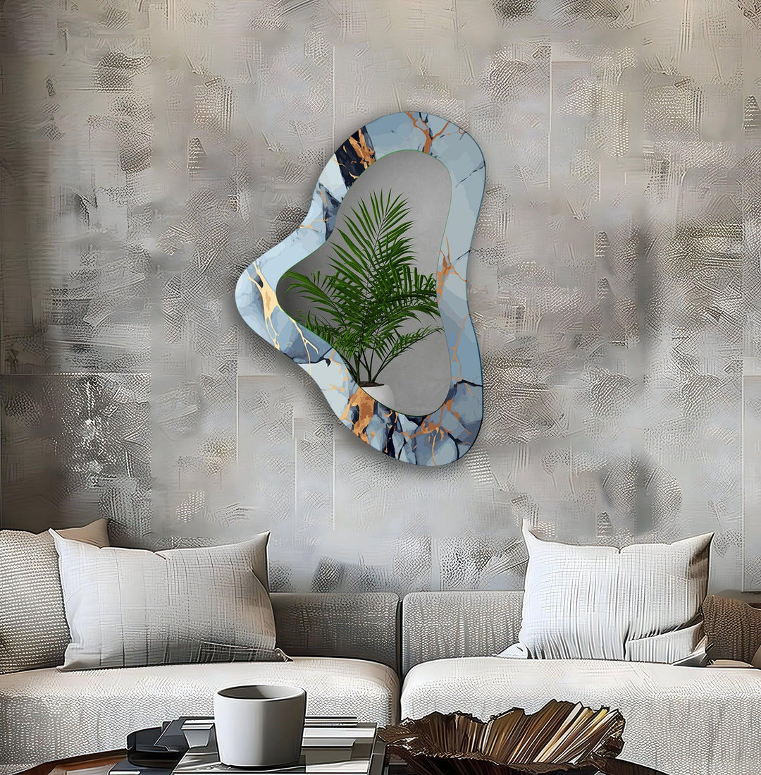 Stylish wall mirrors designed to reflect light and create depth in any room
