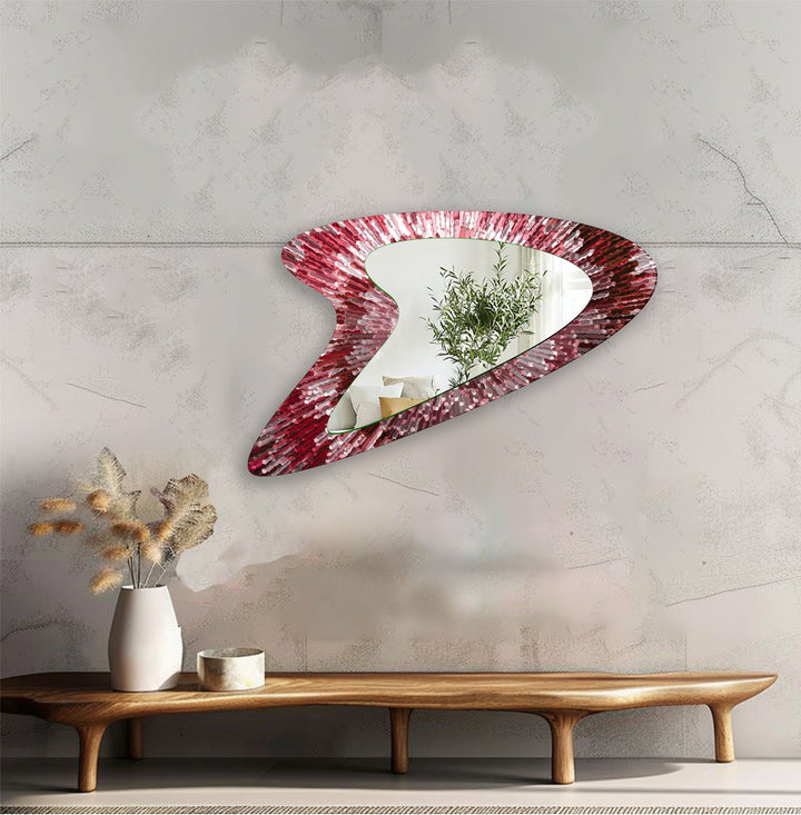 Mirror wall art blending contemporary elegance with artistic flair to enhance your walls
