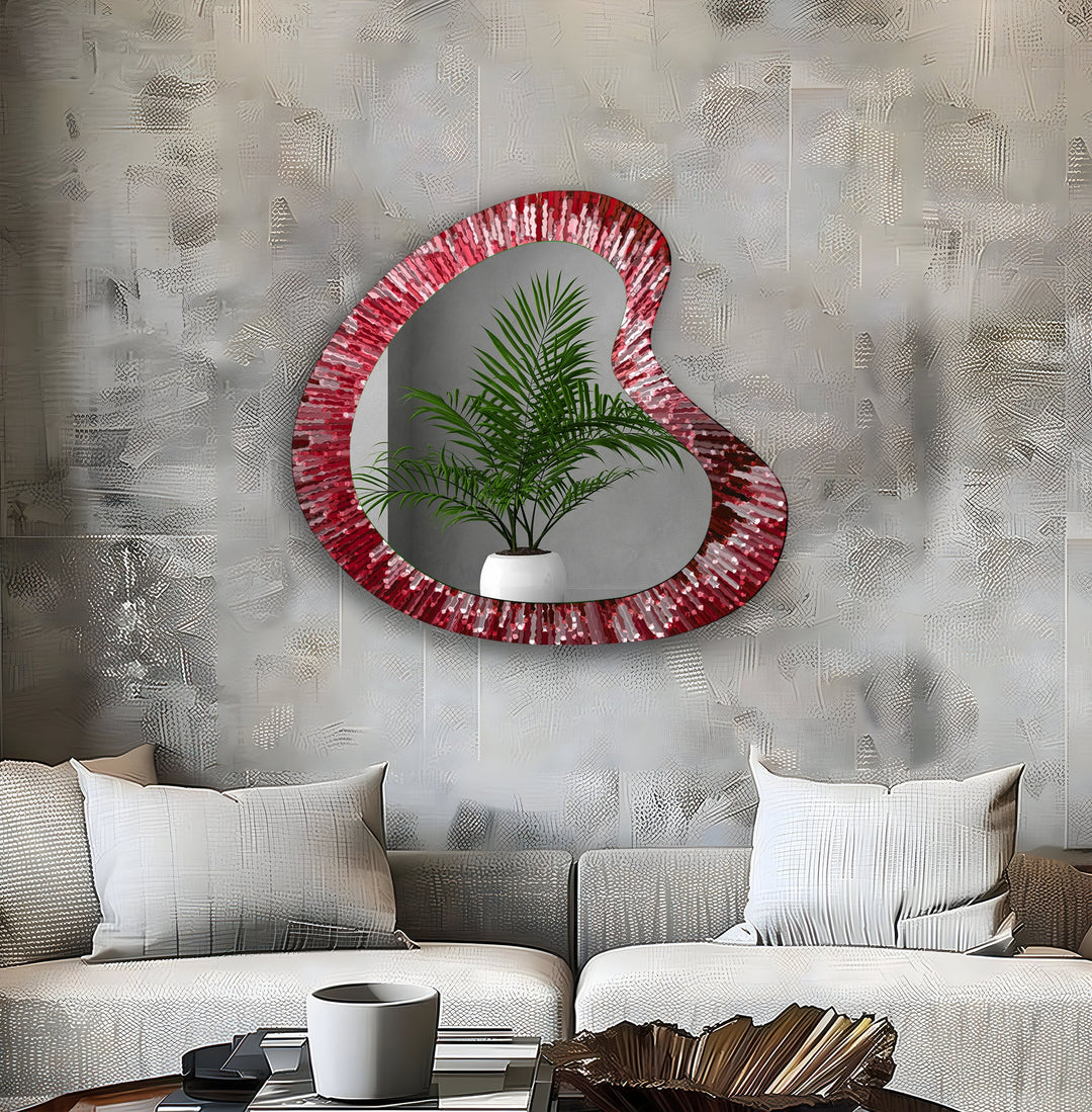 Mirror wall decor with creative frames and reflective details to elevate your home interior

