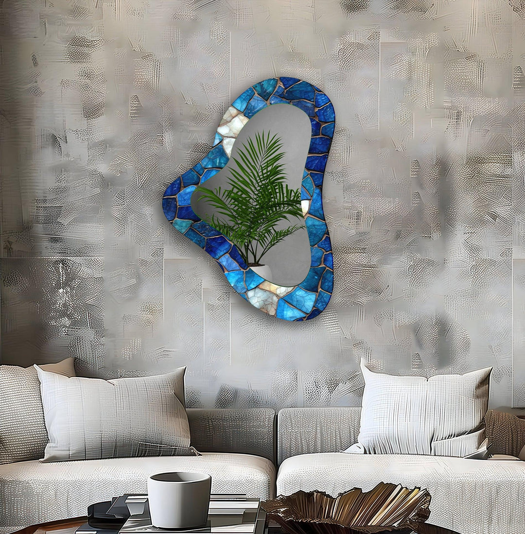 Mirror wall art blending contemporary elegance with artistic flair to enhance your walls

