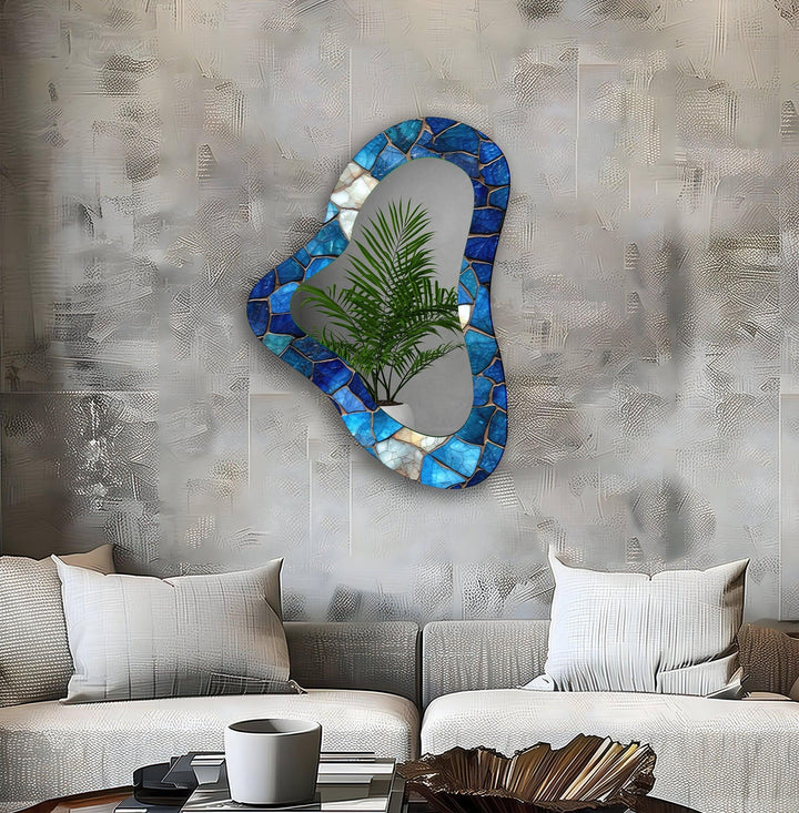 Mirror wall art blending contemporary elegance with artistic flair to enhance your walls
