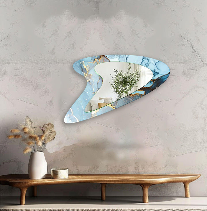 Mirror wall decor with bold designs that serve as a stunning focal point in any room

