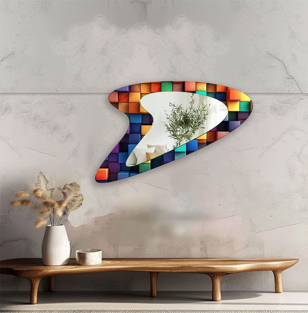 Mirror wall art showcasing intricate designs that enhance the sophistication of your walls