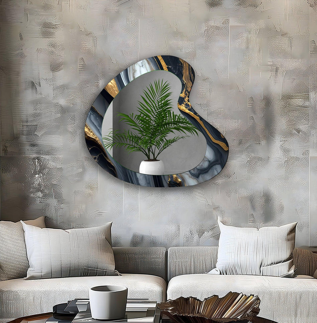 Stylish wall mirrors designed with modern aesthetics to complement any decor theme
