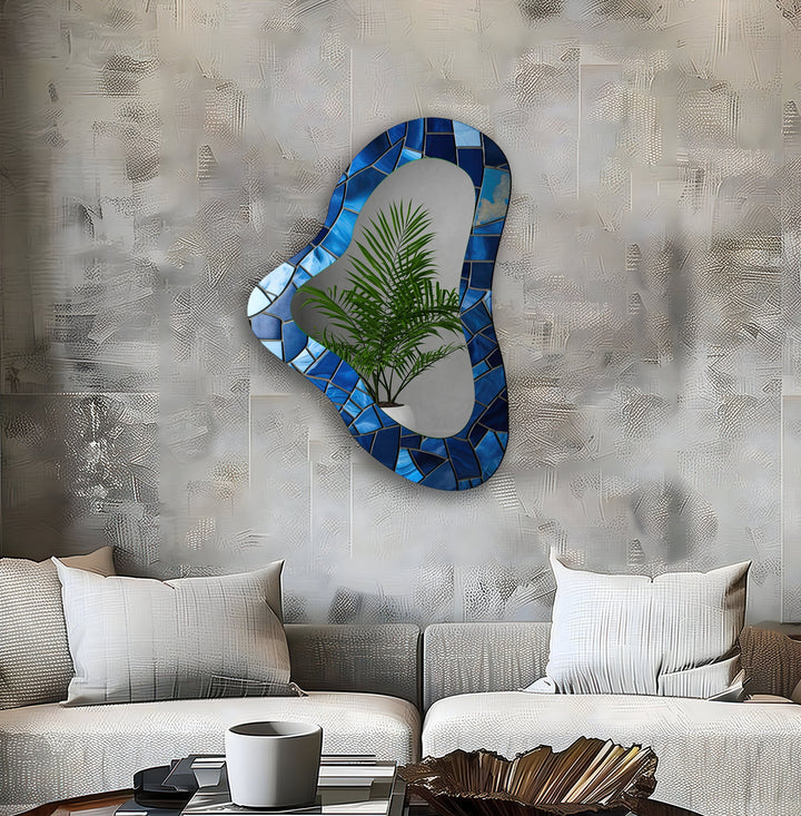 Mirrored wall art offering a creative and reflective statement for contemporary interiors
