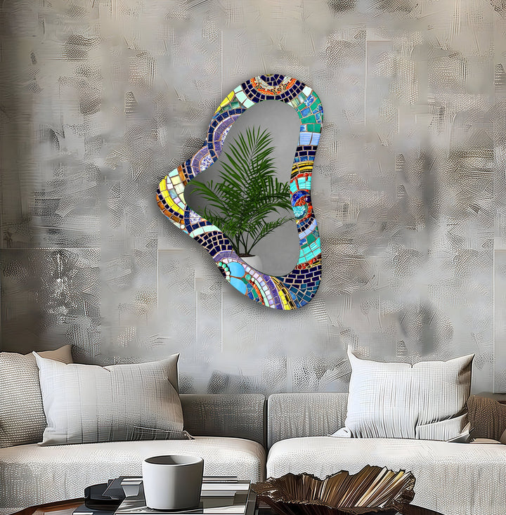 Decorative wall mirror featuring elegant details to enhance your home’s ambiance

