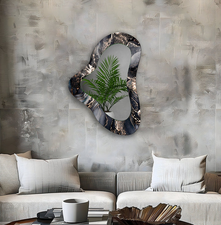 Mirror wall decor with creative frames and reflective details to elevate your home interior
