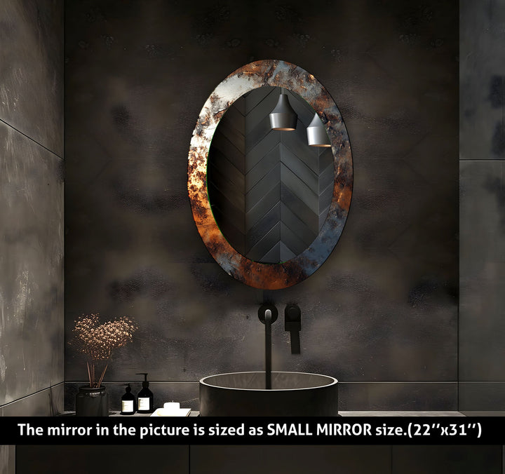 Mirrored wall art offering a creative and reflective statement for contemporary interiors
