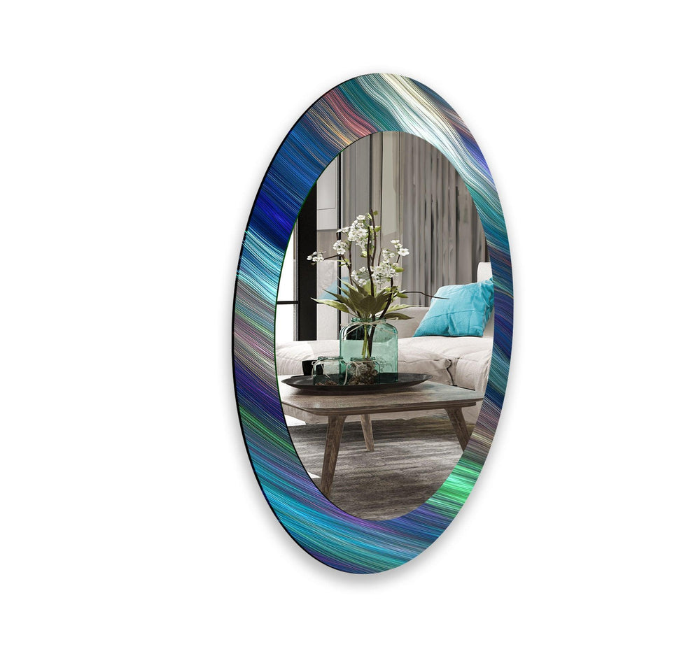 Mirror wall art featuring unique designs that blend functionality with artistic elegance
