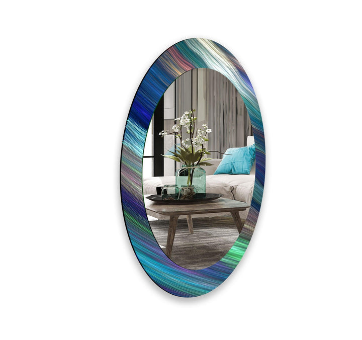 Mirror wall art featuring unique designs that blend functionality with artistic elegance
