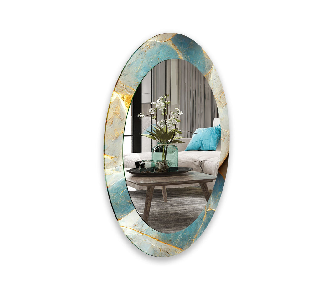 Mirror wall art featuring unique designs that blend functionality with artistic elegance
