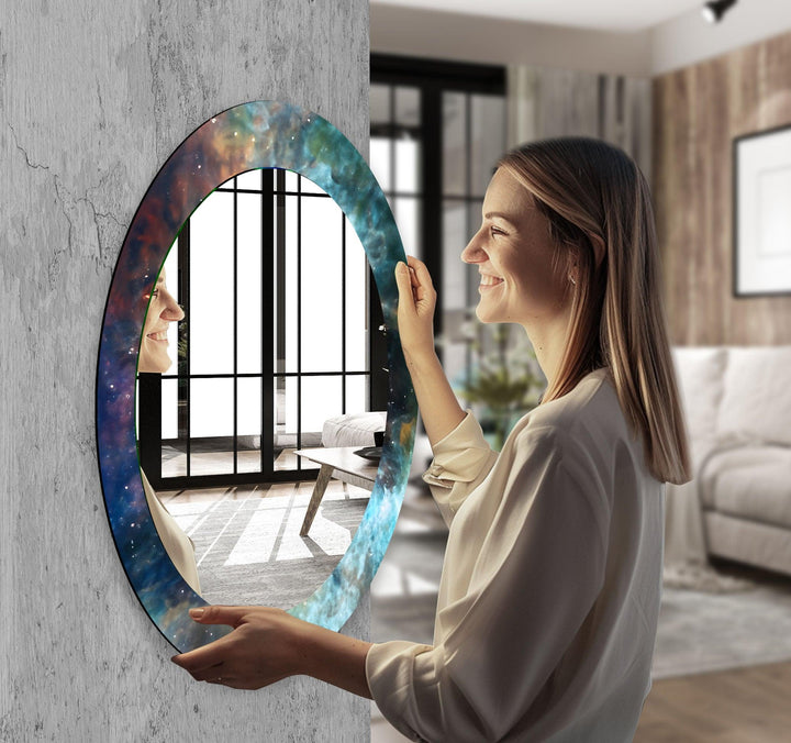 Mirror wall art blending contemporary elegance with artistic flair to enhance your walls
