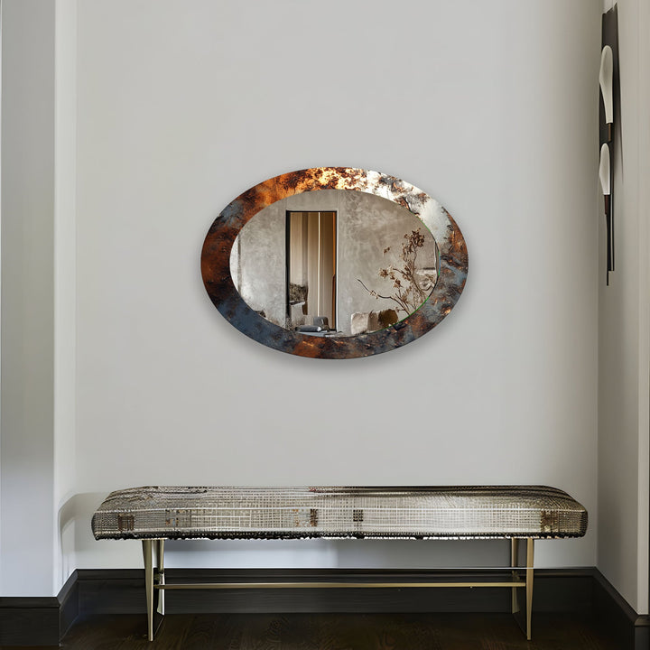 Decorative wall mirror perfect for adding a touch of modern elegance to your home
