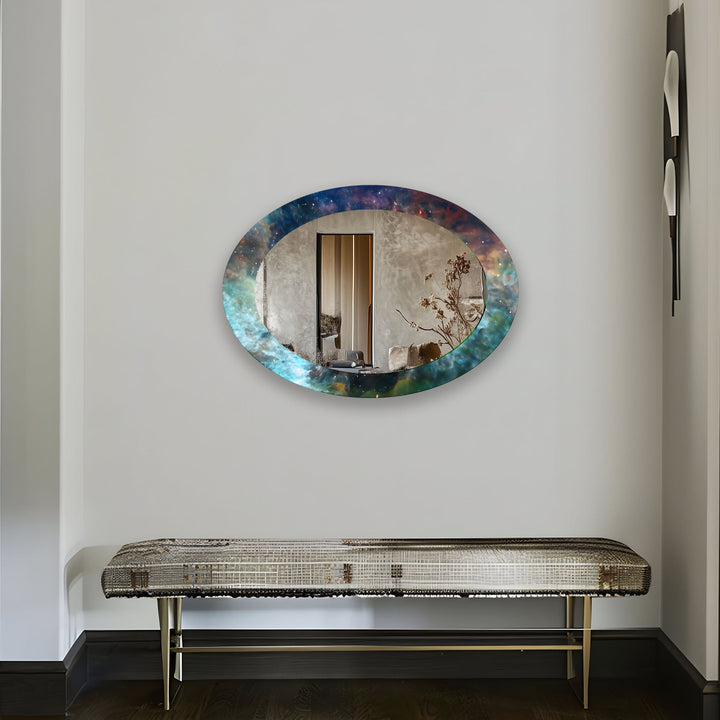 Stylish wall mirrors with ornate frames to create a luxurious and eye-catching feature
